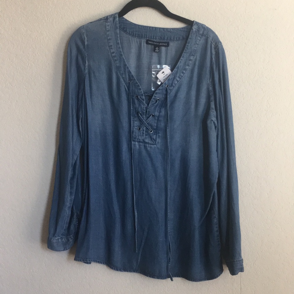 Cute jean top